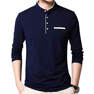 ausk men t-shirt with full sleeve cotton blend fabric