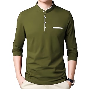 ausk men t-shirt with full sleeve cotton blend fabric