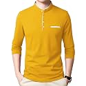 AUSK Men T-Shirt with Full Sleeve Cotton Blend Fabric