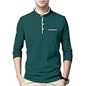 AUSK Men's Regular Fit T-Shirt Forest Green XL