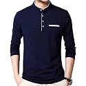 AUSK Men T-Shirt with Full Sleeve Cotton Blend Fabric