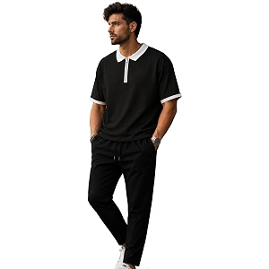 AUSK Mens Polo T-Shirt Track Pant