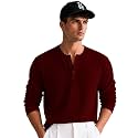 AUSK Men39s Textured Henley T-Shirt Full