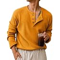 AUSK Men39s Textured Henley T-Shirt Full