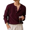 AUSK Men39s Textured Henley T-Shirt Full
