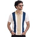 AUSK Men39s Zip Collar Polo Tshirt 