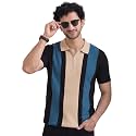 AUSK Men39s Zip Collar Polo Tshirt 