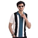 AUSK Men39s Zip Collar Polo Tshirt 