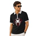 AUSK Mens Waffle Texture Polo T-Shirt 