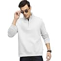 AUSK Mens Sweatshirt with Neck Zipper 
