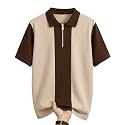 AUSK Women39s Zip Neck Polo T-Shirt 