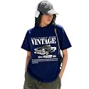 AUSK Womens Loose Fit Printed T-Shirts || Drop Shoulder Oversized T Shirt for Women