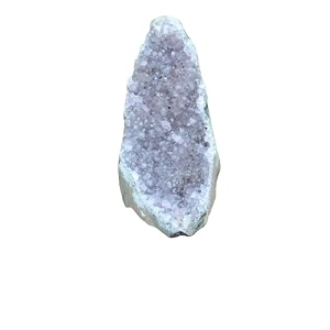 certified light amethyst geode 100g1kg  polished edge purple crystal cluster from india  authentic healing stone with bonus 1-inch quartz wand  meditation amp home dcor gift