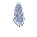 Certified Light Amethyst Geode (100g–1kg) | Polished Edge Purple Crystal Cluster from India | Authentic Healing Stone with Bonus 1-Inch Quartz Wand | Meditation &amp; Home Décor Gift