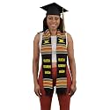 Authentic Kente Graduation Stole for Class of 2026 | Celebrate Your Culture with Traditional African Art Sash Design