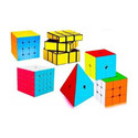 Authfort 2x2, 3x3, 4x4, 5x5, Triangle Pyramid & Gold magic Mirror Speed cube