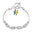 Autism awareness bracelets with sterling silver plated charm - perfect for awareness, gift-giving, fundraising &amp; more!