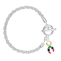 Autism awareness bracelets with sterling silver plated charm - perfect for awareness, gift-giving, fundraising &amp; more!