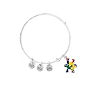Autism awareness bracelets with sterling silver plated charm - perfect for awareness, gift-giving, fundraising &amp; more!