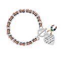 Autism awareness bracelets with sterling silver plated charm - perfect for awareness, gift-giving, fundraising &amp; more!