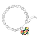 Autism awareness bracelets with sterling silver plated charm - perfect for awareness, gift-giving, fundraising &amp; more!