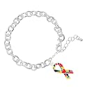Autism awareness bracelets with sterling silver plated charm - perfect for awareness, gift-giving, fundraising &amp; more!