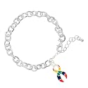 Autism awareness bracelets with sterling silver plated charm - perfect for awareness, gift-giving, fundraising &amp; more!