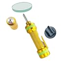 2-in-1 Window Breaker Seatbelt Cutter, Car Window Breaker Tool, Metal Glass Breaker - Extended Tungsten Steel Hammer Tip, Can Shatter Tempered Glass (Gold,1 PCS)