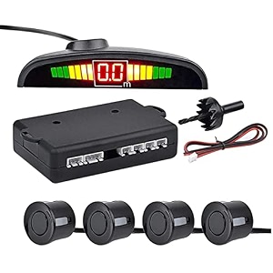 auto addict car reverse parking sensors assistant black color for all cars
