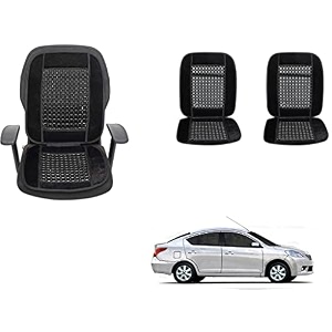 auto beast beaded plush velvet car seat cover cushion for car acupressure massage comfort marble bead cushion compatible with nissan sunny velvet cushion1 pack_black