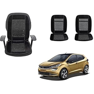 auto beast beaded plush velvet car seat cover cushion for car acupressure massage comfort marble bead cushion compatible with tata altroz velvet cushion1 pack_black