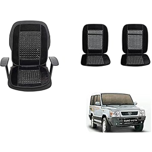 auto beast beaded plush velvet car seat cover cushion for car acupressure massage comfort marble bead cushion compatible with tata sumo victa velvet cushion1 pack_black