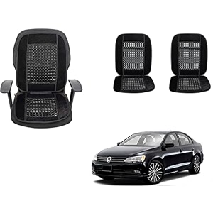 auto beast beaded plush velvet car seat cover cushion for car acupressure massage comfort marble bead cushion compatible with volkswagen jetta type 2 velvet cushion1 pack_black