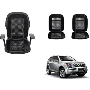 auto beast beaded plush velvet car seat cover cushion for car acupressure massage comfort marble bead cushion compatible with mahindra xuv 500 velvet cushion1 pack_black