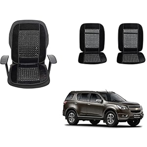 auto beast beaded plush velvet car seat cover cushion for car acupressure massage comfort marble bead cushion compatible with trailblazer velvet cushion1 pack_black