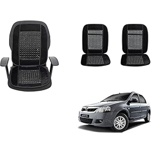 auto beast beaded plush velvet car seat cover cushion for car acupressure massage comfort marble bead cushion compatible with mahindra verito velvet cushion1 pack_black