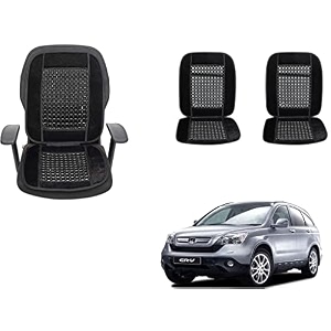 auto beast beaded plush velvet car seat cover cushion for car acupressure massage comfort marble bead cushion compatible with city velvet cushion1 pack_black