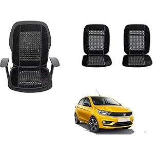 auto beast beaded plush velvet car seat cover cushion for car acupressure massage comfort marble bead cushion compatible with tata tiago 2020 velvet cushion1 pack_black