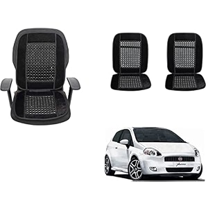 auto beast beaded plush velvet car seat cover cushion for car acupressure massage comfort marble bead cushion compatible with punto velvet cushion1 pack_black