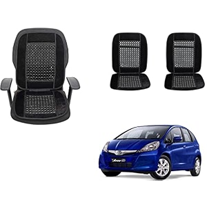 auto beast beaded plush velvet car seat cover cushion for car acupressure massage comfort marble bead cushion compatible with jazz 2015 s  velvet cushion1 pack_black