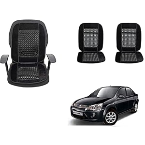 auto beast beaded plush velvet car seat cover cushion for car acupressure massage comfort marble bead cushion compatible with ford fiesta classic velvet cushion1 pack_black