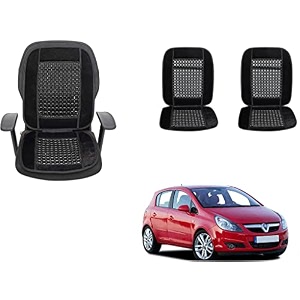 auto beast beaded plush velvet car seat cover cushion for car acupressure massage comfort marble bead cushion compatible with opel corsa velvet cushion1 pack_black