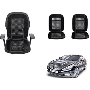 auto beast beaded plush velvet car seat cover cushion for car acupressure massage comfort marble bead cushion compatible with sonata fluidic velvet cushion1 pack_black