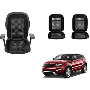 auto beast beaded plush velvet car seat cover cushion for car acupressure massage comfort marble bead cushion compatible with land range rover evoque velvet cushion1 pack_black