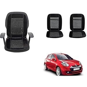 auto beast beaded plush velvet car seat cover cushion for car acupressure massage comfort marble bead cushion compatible with renault pulse velvet cushion1 pack_black