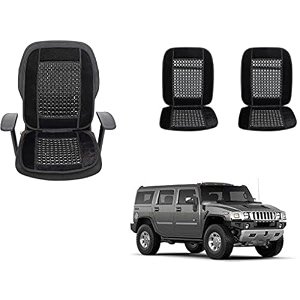 auto beast beaded plush velvet car seat cover cushion for car acupressure massage comfort marble bead cushion compatible with hummer h2 velvet cushion1 pack_black