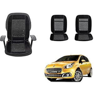 auto beast beaded plush velvet car seat cover cushion for car acupressure massage comfort marble bead cushion compatible with punto evo velvet cushion1 pack_black