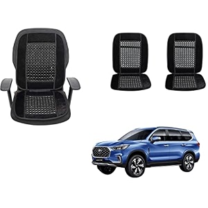auto beast beaded plush velvet car seat cover cushion for car acupressure massage comfort marble bead cushion compatible with mg gloster velvet cushion1 pack_black