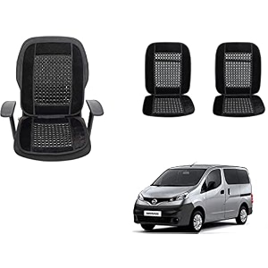 auto beast beaded plush velvet car seat cover cushion for car acupressure massage comfort marble bead cushion compatible with nissan evalia velvet cushion1 pack_black