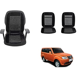 auto beast beaded plush velvet car seat cover cushion for car acupressure massage comfort marble bead cushion compatible with tata grande dicor velvet cushion1 pack_black